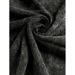 European Size Women's Oversized Vintage Washed Cotton Top Pure Black Short Sleeve_ecoleips.com