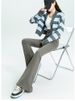 K Micro Flared Pants, Women's High Waisted Pants, Slimming And Floor Hugging Pants, Hanging Pants, Fashionable Flared Pants_ecoleips.com