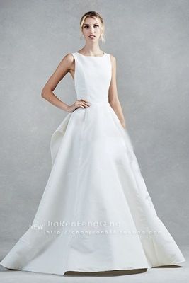 Women’s Clothing New Bride Simple Princess Dreamy One Shoulder Satin Forest Style Out Of The Door Yarn Travel Photography Light Wedding Dress_ecoleips.com