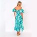 2026 Summer Foreign Trade Cross-Border European And American Women's Clothing Off-Shoulder Chiffon Puff Sleeve_ecoleips.com