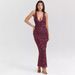2024 European And American Style French Rich Lady Fashion With Three-dimensional Flowers, Sexy High-waisted Slim-fit_ecoleips.com