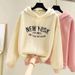 Women's Fleece-Lined Hoodie – Soft & Warm Pullover With Cartoon Print, Oversized Fit For Casual & Streetwear (M-XXL, 12 Colors & Patterns)_ecoleips.com