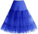Boneless Wedding Dress Mesh Petticoat Violent Colorful Underskirt Puffy Tutu Half Skirt_ecoleips.com