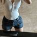 Aria Basics Aria Basics European And American Style Low-waist Denim Shorts Women, New Summer Model, Hip-enhancing, Versatile, Tight-fitting,_ecoleips.com