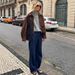 Women's Suede Blazer Jacket – Long Sleeve Zip-Up Faux Leather Coat For Fall/Winter (Brown, S/M/L)_ecoleips.com