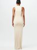 JULISSA MO Round Neck Bandage Women Maxi Dress Black Sleeveless Solid Evening Dress Female Summer Skinny Elegant Party Clubwear_ecoleips.com