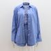 Women's Clothing Pure Cotton Shirt Shorts Two Piece Suit Summer New Striped Shirt Long Sleeved Loose Casual Suit_ecoleips.com