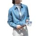 Women's Straight-shoulder Denim 2026 Spring And Autumn New Fashion Loose Retro Shirt Top With A Unique Design_ecoleips.com