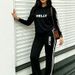 Elegant Long Sleeve Long Legged Suit for Women with Letter Print European And American Style Cross Border Best Selling Perfect for Autumn And Winter_ecoleips.com