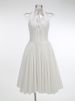 Cross-Border New High-End European And American Women's Fashion Sexy Halter Floral Dress Long Slim Vacation Style Gown_ecoleips.com