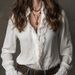 Women's Clothing American Style Lace Shirt Spring Summer New Spliced Thin Blouse Long Sleeve Elegant Top_ecoleips.com