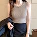 Solid Color Camisole Women, Autumn And Winter Inner Layer For Suits, Popular French-style Vest, Summer Outerwear,_ecoleips.com