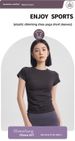 Yoga Clothes Women's Short-sleeved Tops Tights Elastic Quick-drying Breathable T-shirt Professional Pilates Fitness Running Training_ecoleips.com