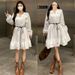 Autumn New Korean Fashion Camellia Long Sleeve Maternity Dress With Belt_ecoleips.com
