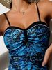 3 Pieces Print Tankini 2026 & Beach Skirt Swimsuit Women Sexy Swimwear Female Bathers Bathing Swimming Suit Summer Beachwear_ecoleips.com