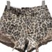 Leopard Print High-Waisted Denim Shorts for Women Summer 2026 European American Style Irregular Ripped And Frayed Wide Leg Hot Pants_ecoleips.com