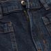 2026 Early Spring New European And American FD Style High-waisted Dark Blue Front Pocket Denim Flared Pants For Women_ecoleips.com
