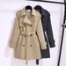 Short Windbreaker New British Style Khaki Korean Style Coat_ecoleips.com