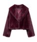 Aria Basics European And American Autumn Winter New Foreign Trade Cross-Border Women's Clothing Fox Black Coat Fur Jacket Hot_ecoleips.com