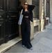 Women's Casual Cotton Linen Shirt Wide Leg Pants Suit Solid Color Drawstring Style_ecoleips.com