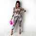 OS6008 Summer Women's Fashion Casual Sexy Mesh Bodysuit Two-Piece Set For Women_ecoleips.com