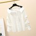 Women's Clothing One Shoulder Tops For Women Early Autumn New Design Niche Shirts Stylish And Careful Collarbone Revealing Shirts_ecoleips.com