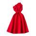 Women's Clothing High End Party Dress Dress For Women In Summer French Oblique Collar Off Shoulder Puff Sleeves High Waist Slit Banquet Long Skirt_ecoleips.com