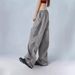2025s American Style Casual Paratrooper For Women High Street Thin Loose Wide Leg Straight Trendy Sports Cargo Pants_ecoleips.com