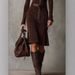 Women's Clothing Autumn Elegant Zipper Collar Dress For Women Long Sleeve Fashionable For Formal & Casual For Women_ecoleips.com