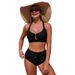 Women's Two Piece Swimsuit Bikini Sexy Style Vacation Wear Regular Size Polyester Spring/Autumn Summer Winter_ecoleips.com