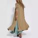 Women's Long Cardigan Jacket Casual Street Style Solid Color Autumn Winter Split Design European American Fashion Top_ecoleips.com