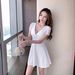 Slimming Black Mini Nightclubs, Summer Low-cut V-neck, Tummy-concealing, Nightclub Workwear, Sexy Dress For Women_ecoleips.com