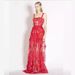 Women’s Clothing Dress Bandage Evening Dress Women's Clothing Spot Red Long Dress Lace Sexy And Elegant_ecoleips.com