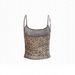 Summer New Fashion Sexy Leopard Print Cropped Camisole Women's Clothing European And American Style Cross Border Wholesale_ecoleips.com