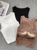 SINGREINY Sleeveless Knit Top Women Backless Korean Bra O Neck Solid Elastic Waist Ladies Elegant Fashion Casual Crop Top_ecoleips.com
