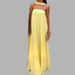 Voya New Spring/Summer Collection Women's Wear Simple And Elegant Solid Color Strapless Splicing Dress_ecoleips.com