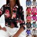 Women's Clothing Women's Long Sleeved Shirts Printed Spring Autumn Style Top Blouse Long Sleeve For Formal & Casual For Women_ecoleips.com