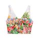 Women's Clothing Hot Selling Printed Knot Top + Printed Cape Style Midi Skirt_ecoleips.com