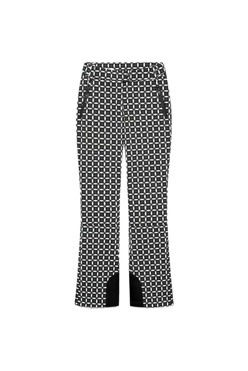 Winter Ski Suit Set – Trendy Puffer Jacket & Flared Tech Pants For Stylish Snow Adventures_ecoleips.com
