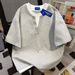 Women's Unique Versatile Two Piece Spliced Short Sleeve T-Shirt Casual Loose Fitting Summer Top_ecoleips.com