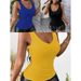 Women's Clothing Women's Sleeveless V Neck Vest Top Solid Color Sexy Hot Girl Casual Summer Style Suspenders_ecoleips.com