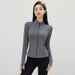 Stand-up Collar Sunscreen Clothes Women's New Summer Sunscreen Clothes Slim And Breathable Yoga Jackets Outdoor Cool Sunscreen Skin Clothes_ecoleips.com