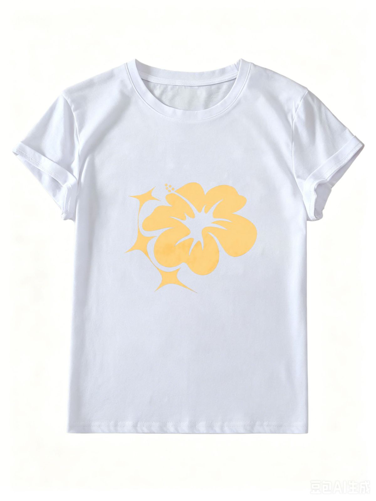 Women's Graphic Tee, Loose Fit Round Neck T-Shirt, Casual Street Fashion Summer Top_ecoleips.com