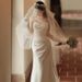 French Style Strapless Light Wedding Dress Bridal Satin Gown for Women Simple Natural Luxurious Reception Dress Niche Wear_ecoleips.com