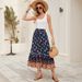 Cross-border Foreign Trade European And American Women's Clothing, New Spring-summer Rayon Bohemian Vacation Skirt,_ecoleips.com