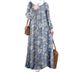 Spring Autumn Floral Print Muslim Dress 2026 AliExpress Amazon Cross Border Trade New Design for Europe And America_ecoleips.com