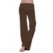 K Elastic Waist Button Pocket Yoga Pants For Comfortable And Lazy Style, Slimming Off_ecoleips.com