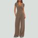 Women's Wide Leg Pants Suit Short Sleeved Sportswear Two Piece Set American Style For Spring Autumn Casual And Commuting_ecoleips.com