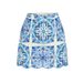 Women's Blue White Porcelain Print One Piece Swimsuit Sleeveless Wire-Free Vacation Suit_ecoleips.com