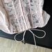 Women's Clothing Strapless Vest Pure Desire Heavy Embroidery Mesh Slim Fit Short Top Lace Up Fishbone For Autumn_ecoleips.com
